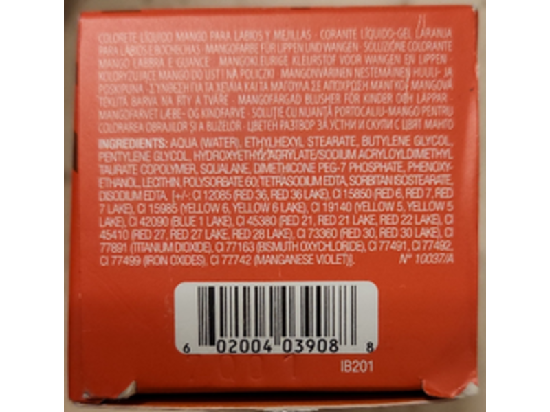 Benefit Cosmetics Cha Cha Tint Mango Tinted Lip & Cheek Stain, 0.33 fl oz/10 mL