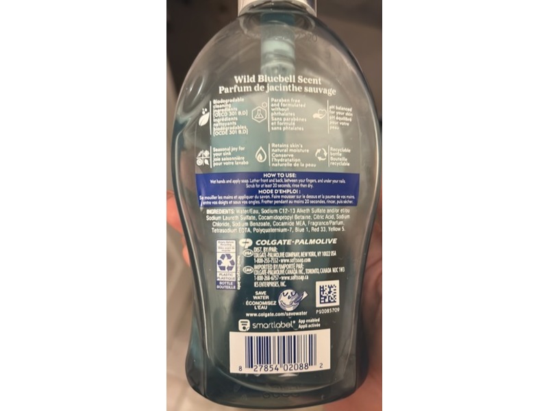 Softsoap Liquid Hand Soap, Wild Bluebell Scent, 11.25 fl oz/332 mL