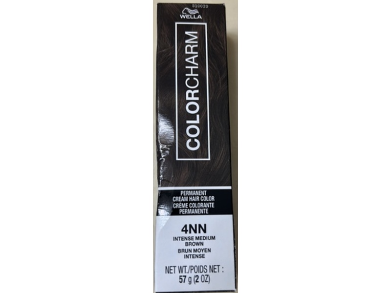 COLORCHARM Permanent Cream Hair Color, 4NN Intense Medium Brown, 2 fl oz/57 g