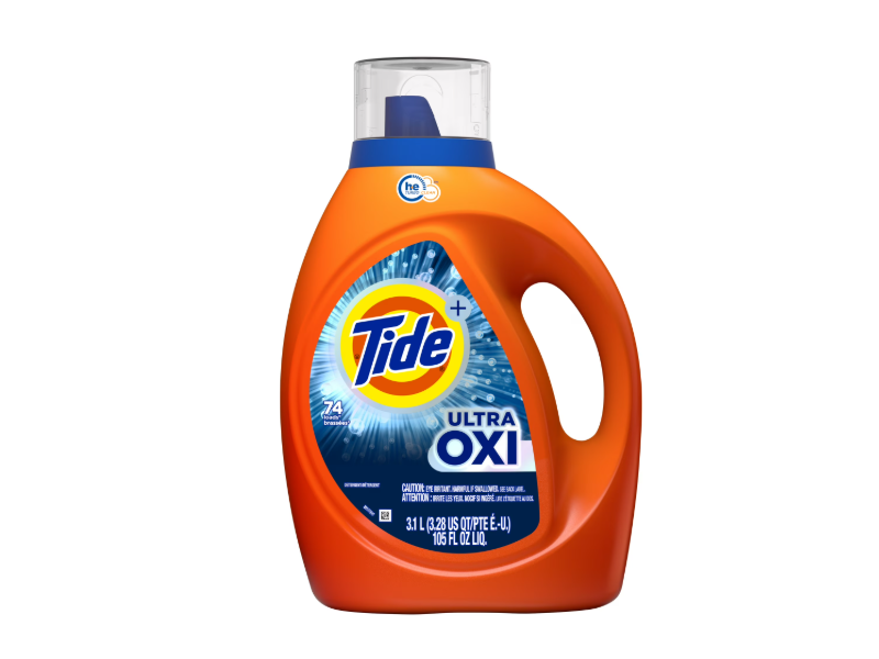 Tide+ Ultra OXI Odor Eliminators, 105 fl oz/3.1 L, 74 Loads