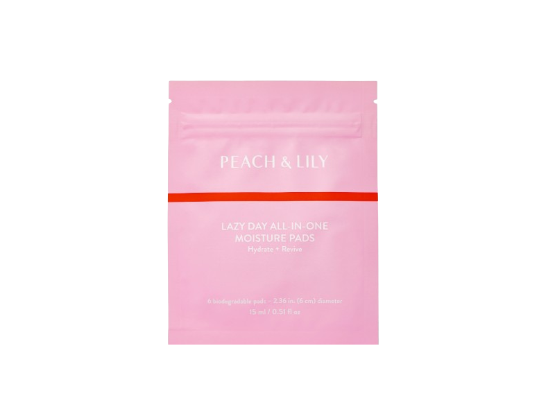 Peach & Lily Lazy Day All-In-One Moisture Pads, 6 Pads