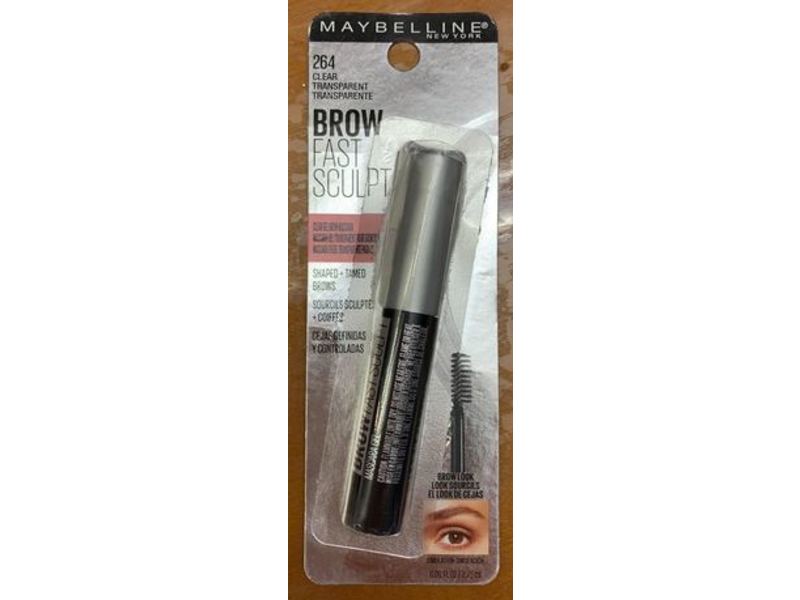 Maybelline New York Brow Fast Sculpt Mascara Gel, 264 Clear, 0.09 fl oz/2.75 mL
