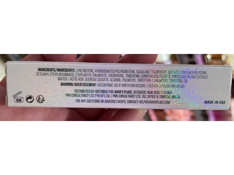 Juvia's Place Peptide Power Glass Balm, Clear, 0.50 fl oz/15 mL