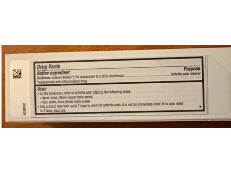 Voltaren Arthritis Pain Relief Gel, 0.7 oz/20 g