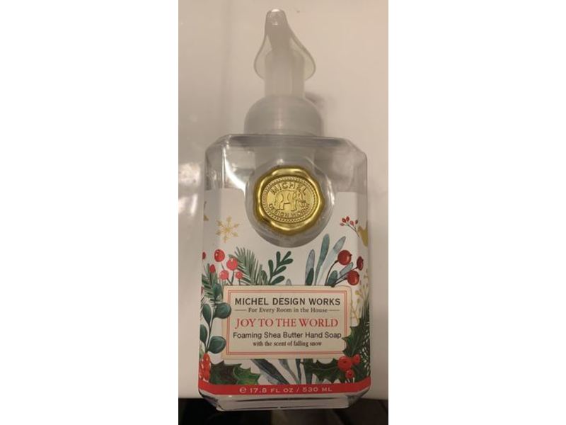 Michel Designs Joy To The World Foaming Hand Soap, Shea Butter, 17.8 fl oz/530 mL