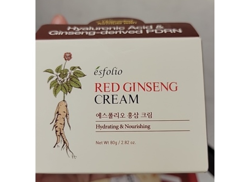 Esfolio Hydrating & Nourishing Cream, Red Ginseng, 2.82 oz/80 g