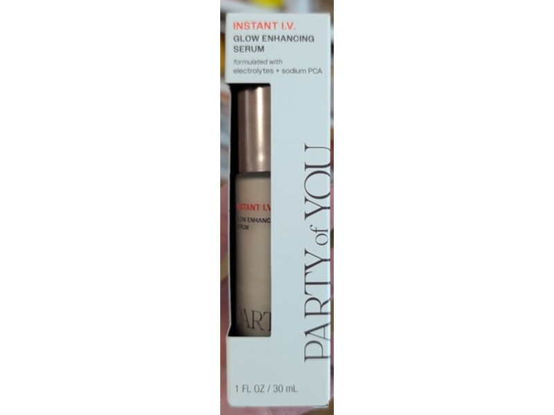 Party Of You Instant I V Glow Enhancing Face Serum, 1 fl oz/30 mL