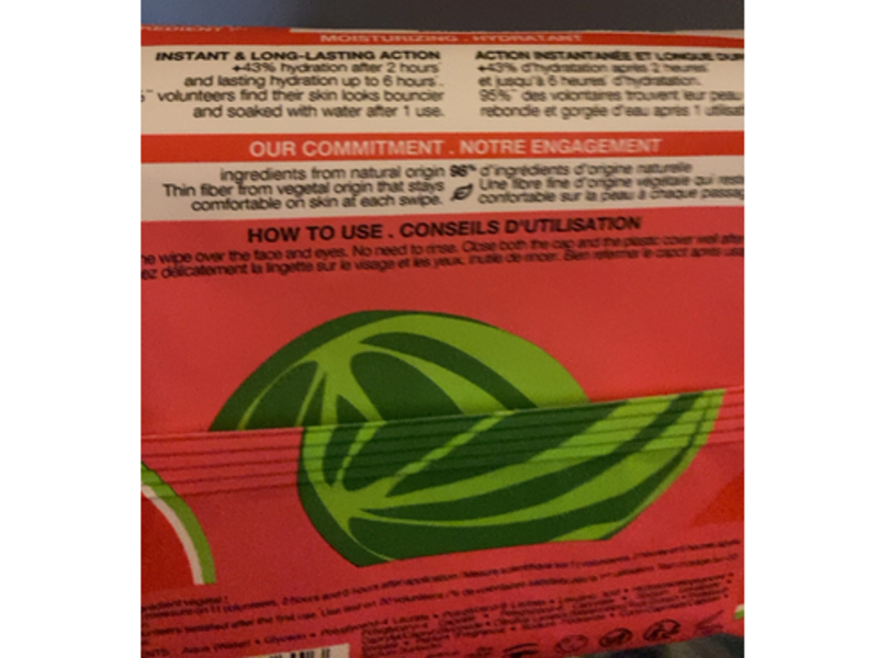 Sephora Collection Moisturizing Cleansing Wipes, Watermelon Extract, 20 Count