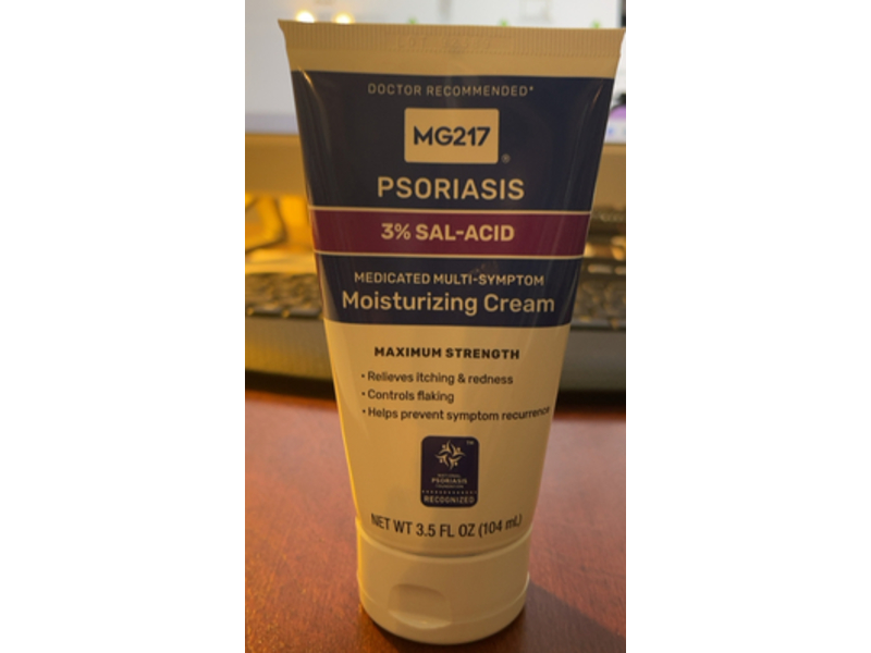 MG217 Medicated Multi-Symptom Moisturizing Psoriasis Cream, 3.5 fl oz/104 mL
