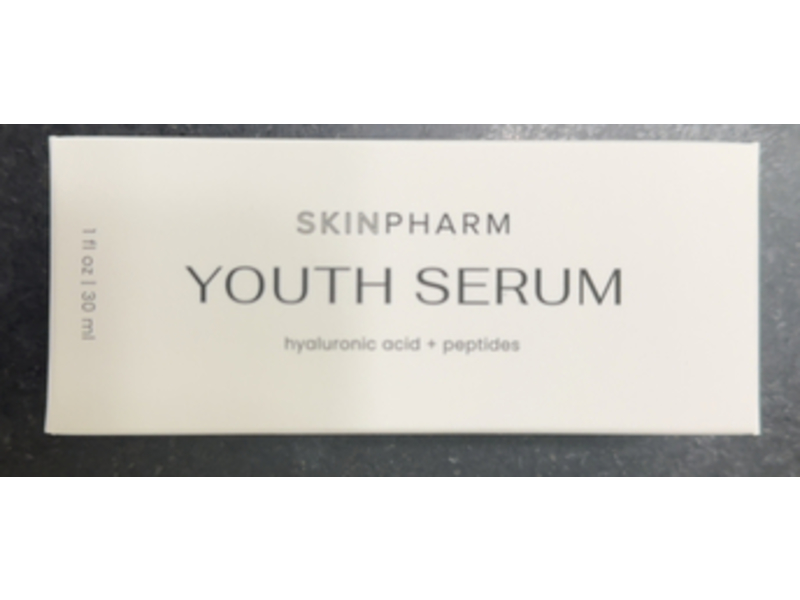 Skin Pharm Youth Serum, Hyaluronic Acid + Peptides, 1 fl oz/30 mL