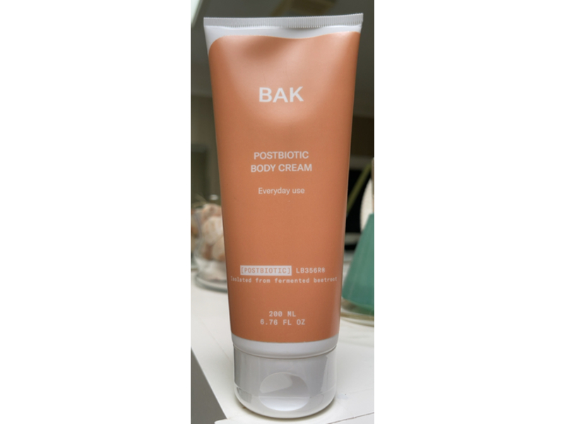 Bak Postbiotic Body Cream, 6.76 fl oz/200 mL
