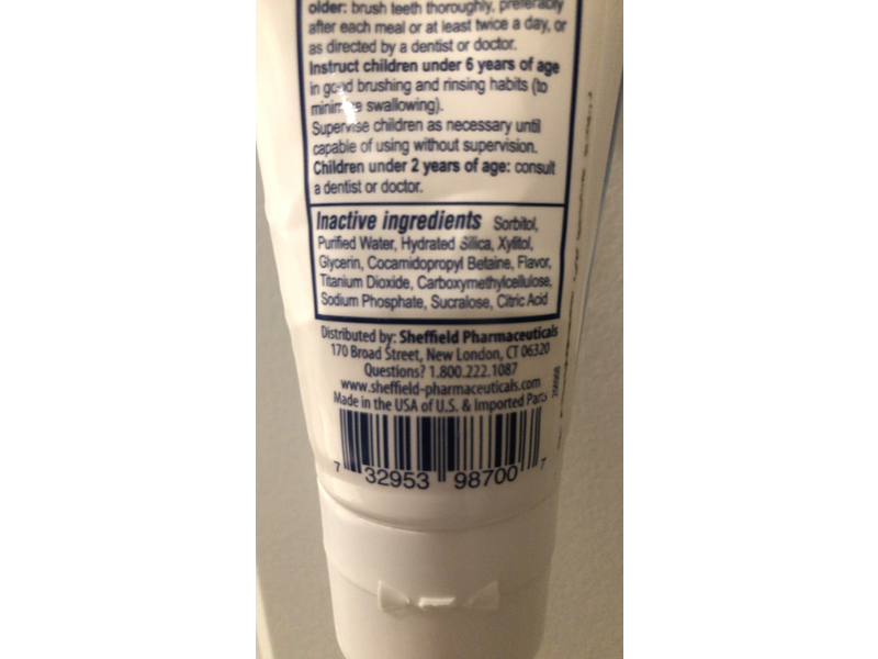 Tanner's Tasty Paste Anticavity Fluoride Toothpaste, 4.2 oz/119 g