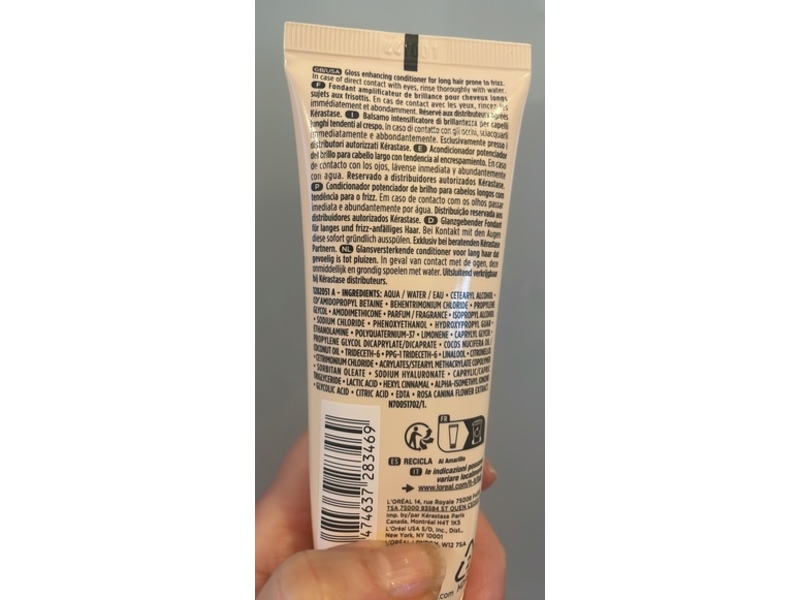 Kerastase Paris Insta Glaze Gloss Enhancing Conditioner, Gloss Absolu, 2.53 fl oz/75 mL