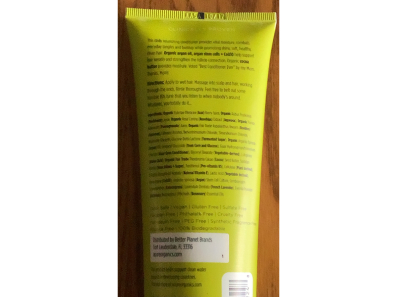 Acure Curiously Clarifying Conditioner, Lemongrass, 8 fl oz/236 mL