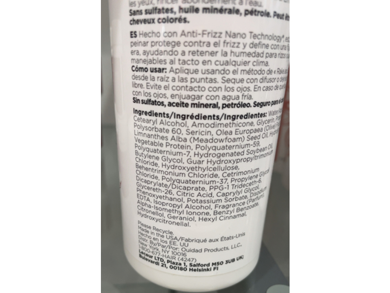 Ouidad Advanced Climate Control Featherlight Styling Cream, 16 fl oz/473 mL