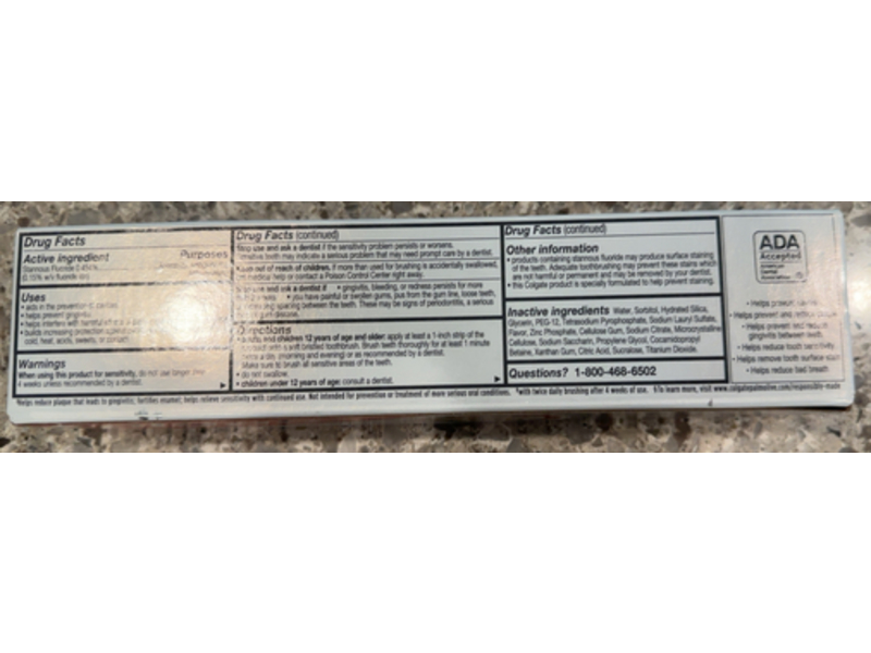 Colgate Total Toothpaste, Deep Clean, 5.1 oz/144 g