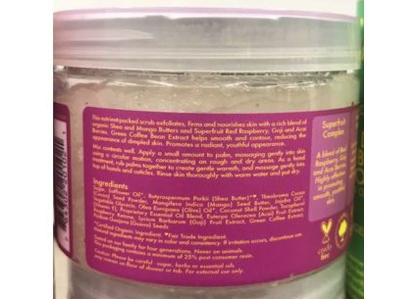 Shea Moisture Dimpled Skin Firming Hand & Body Scrub, Superfruit Multi - Vitamin, 12 fl oz/354 mL