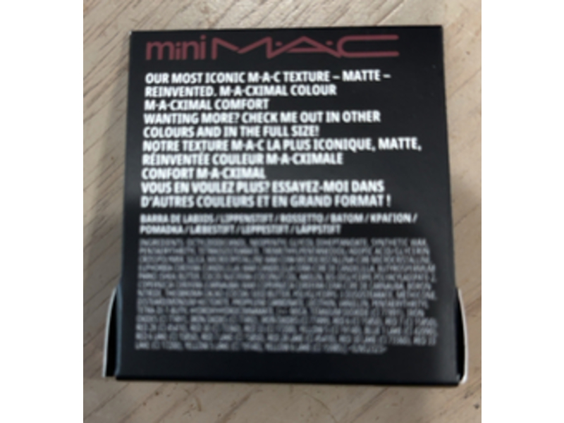 M·A·Cximal Silky Matte Lipstick Mini, Diva, 0.06 oz/1.7 g