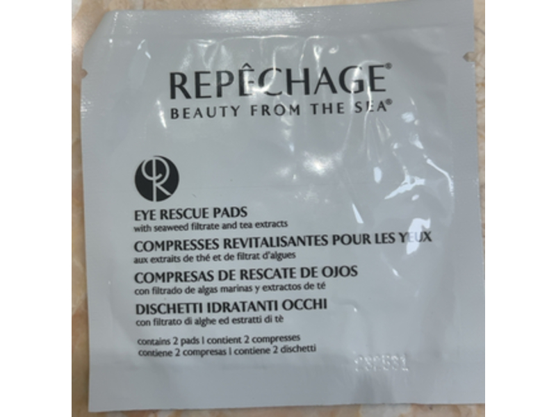 Repechage Eye Rescue Pads, Seaweed Filtrate & Tea Extracts, 2 Counts
