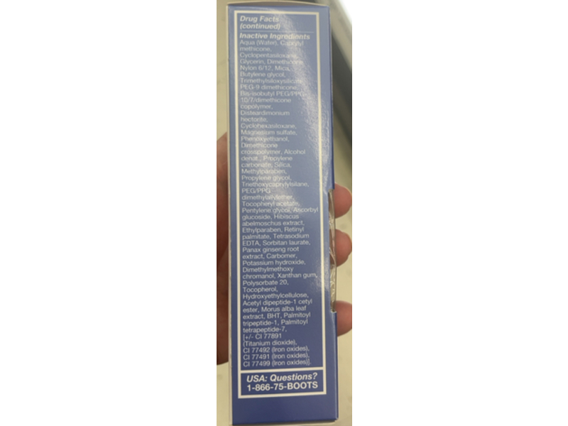 No7 Lift & Luminate Triple Action Serum Foundation, Cashew, SPF 15, 1 fl oz/ 30 mL