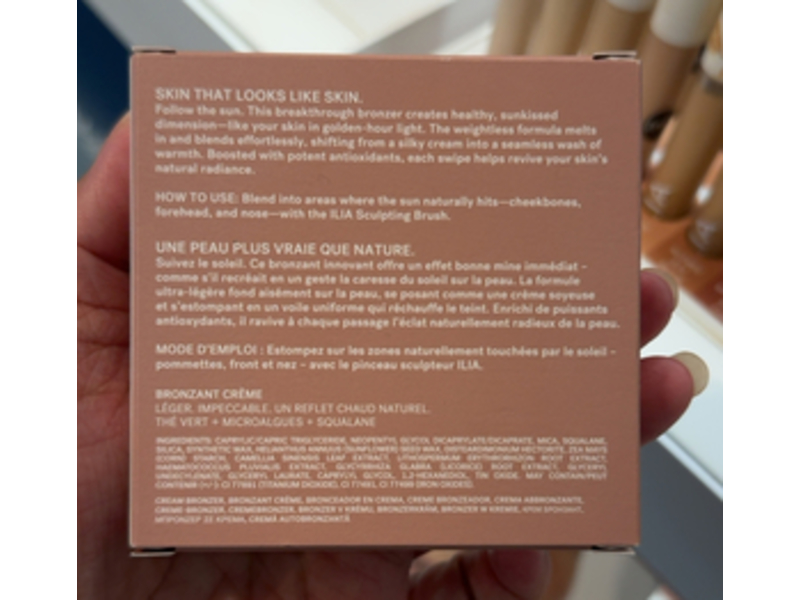 Ilia Sunshift Cream Bronzer, Rise, 0.27 oz/7.8 g