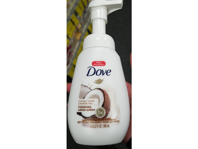Dove Foaming Hand Wash, Coconut Water & Almond Milk, 6.8 fl oz