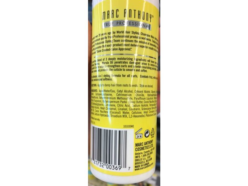 Marc Anthony Strictly Curls 3x Moisture 3-In-1 Styling Cream, 5.1 fl oz / 150 mL