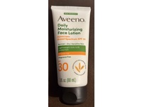 Aveeno Daily Moisturizing Face Lotion, Fragrance Free SPF 30, 3 fl oz/88 mL - thumbnail 2