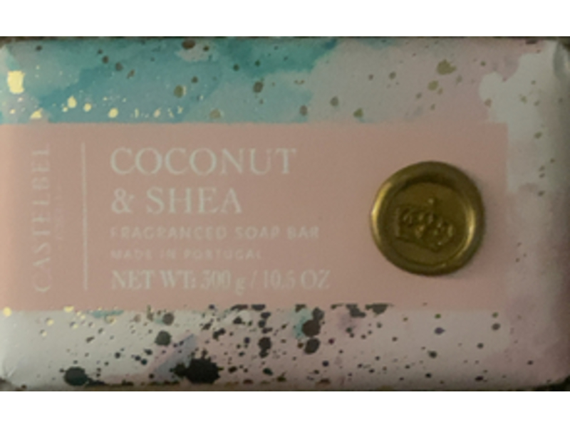Castelbel Porto Fragranced Bar Soap Coconut & Shea, 10.5 oz/300 g