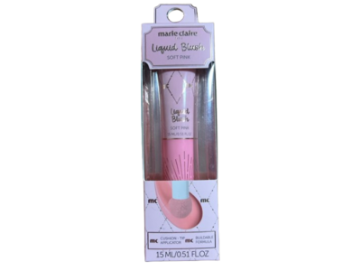 Marie Claire Liquid Blush, Soft Pink, 0.51 fl oz/15 mL