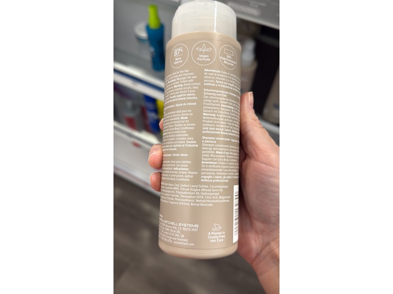 Paul Mitchell Extra-Body Shampoo, 10.14 fl oz/300 mL