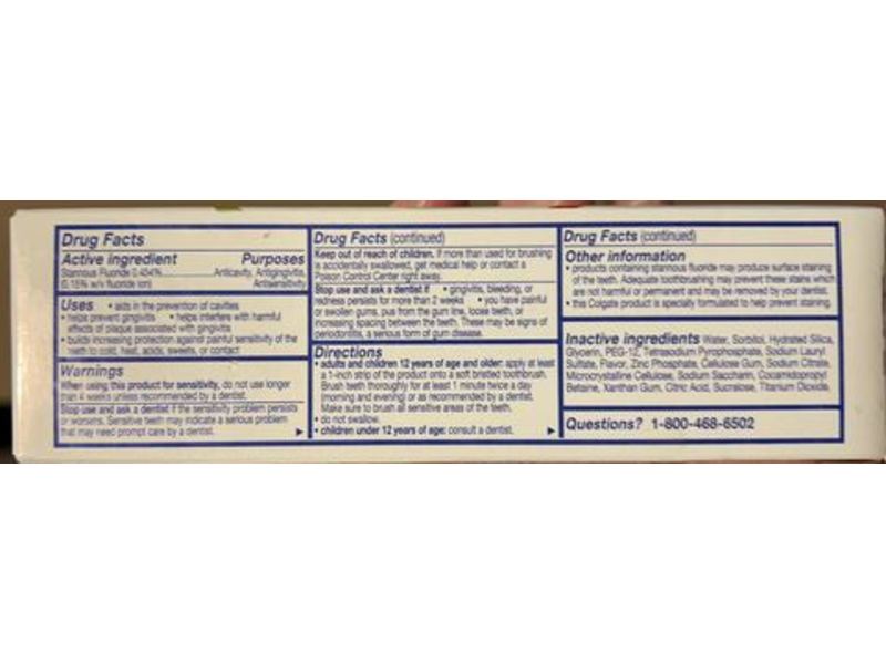 Colgate Total Gum Protection Toothpaste, 3.3 oz/93 g
