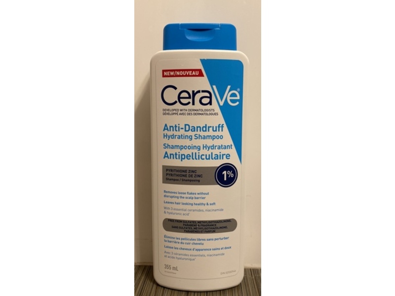 CeraVe Anti-Dandruff Hydrating Shampoo, 355 mL