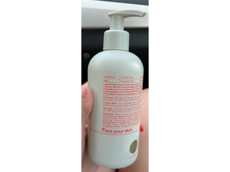 Glow Bar Expert Foaming Cleanser, 10 fl oz/300 mL