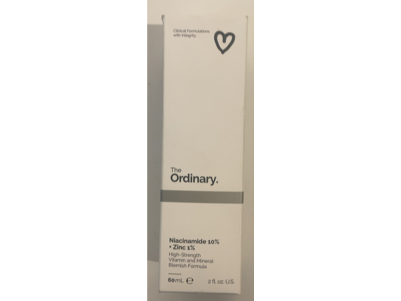 The Ordinary High Strength , Niacinamide 10% + Zinc 1%, 2 fl oz/60 mL
