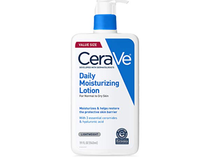 CeraVe Daily Moisturizing Lotion, 19 fl oz/562 mL.