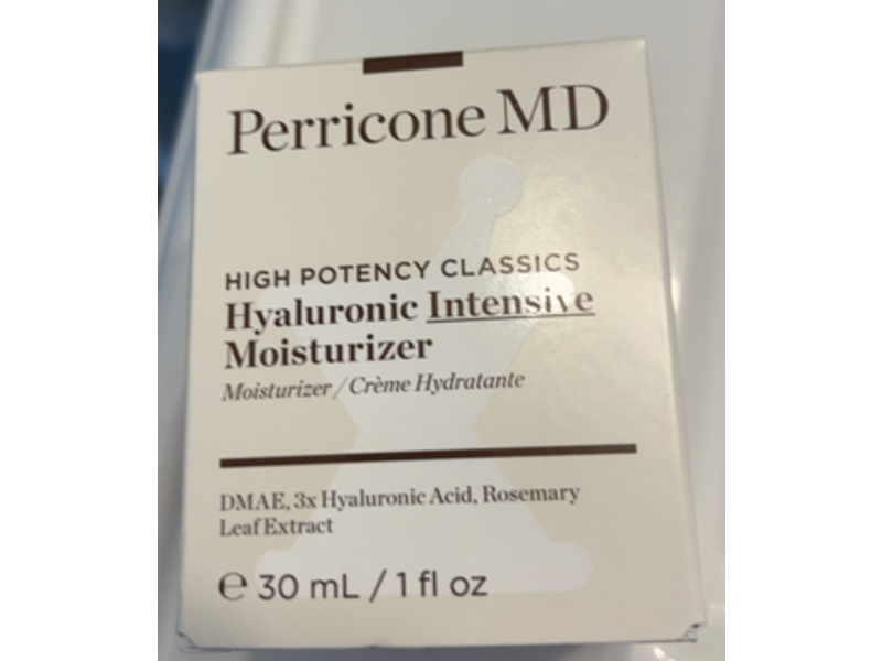 Perricone Md High Potency Classics Intensive Moisturizer, Hyaluronic Acid & Rosemary Leaf Extract, 1 fl oz/30 mL