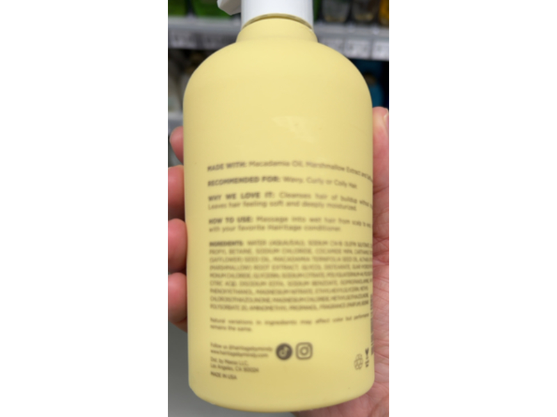 Hairitage By Mindy Mcknight Deep Moisture + Restore Shampoo, 13 fl oz/384 mL