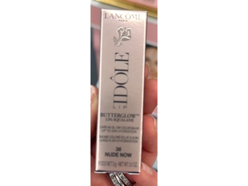 Lancome Idole Butterglow Hydrating Lip Balm, 36 Nude Now, 0.1 oz/2.8 g