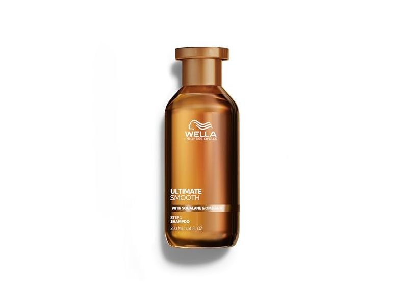 Wella Professionals Ultimate Smooth Step 1 Shampoo, Squalane & Omega-9, 8.4 fl oz/250 mL