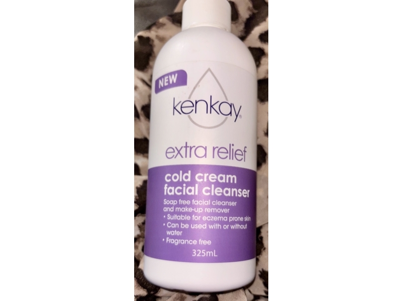 Kenkay Extra Relief Cold Cream Facial Cleanser, 325 mL