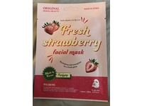 Original Derma Beauty Facial Mask, Fresh Strawberry, 0.77 fl oz/23 mL - thumbnail 2
