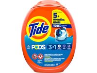 Tide 3-In-1 Laundry Detergent Pods, Original Scent, 85 oz/2.42 kg, 102 Pacs - thumbnail 1
