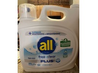 All Free & Clear Plus+ Liquid Detergent, Free + Clear, 158 Loads, 237 fl oz/7 L - Image 3