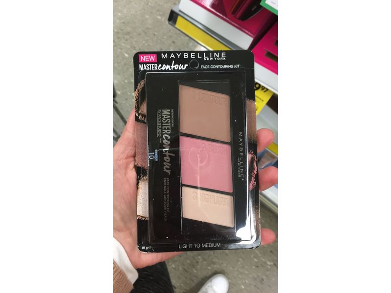 Maybelline New York FaceStudio Master Contour Face Contouring Kit, Light to Medium
