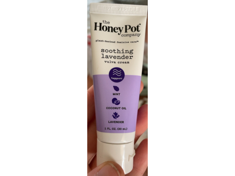 The Honey Pot Company Soothing Lavender Vulva Cream, 1 fl oz/30 mL