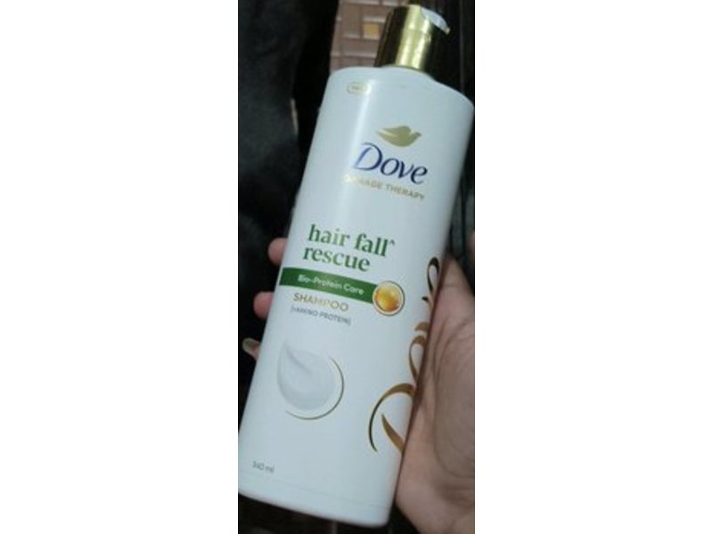 Dove Damage Therapy Hair Fall Rescue Shampoo, Amino Protein, 340 mL