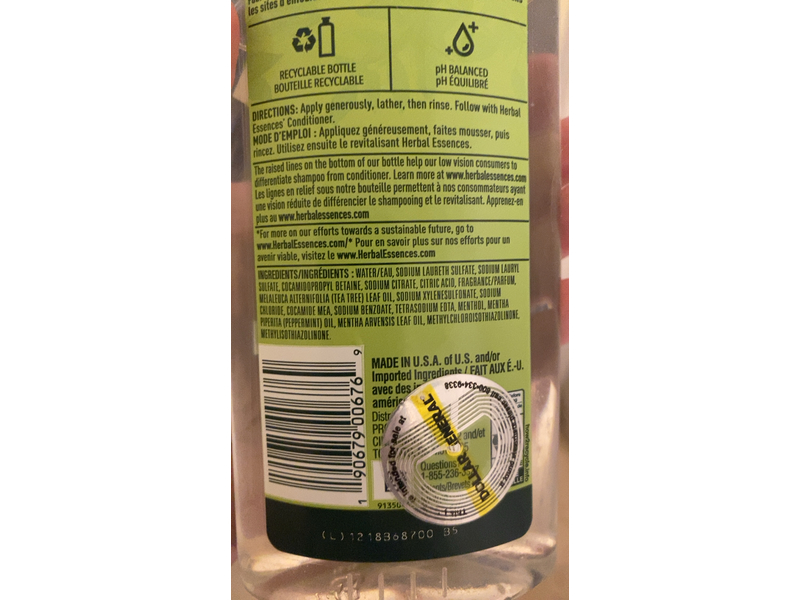 Herbal Essences Clarifying Shampoo, Tea Tree, 13.5 fl oz/400 mL