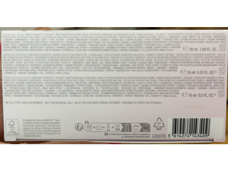 Lancome Hydra Zen Cream Set