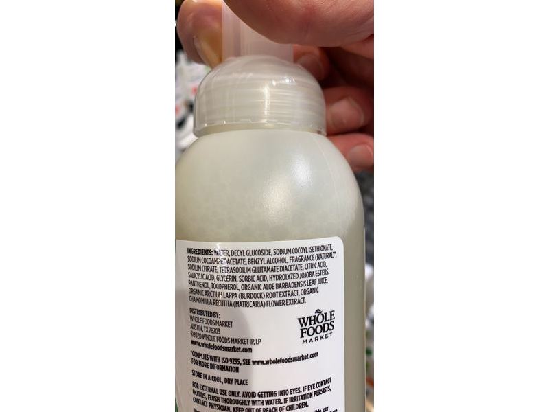 365 Whole Foods Market Foaming Hand Soap, Satsuma & Eucalyptus, 12 fl oz/355 mL